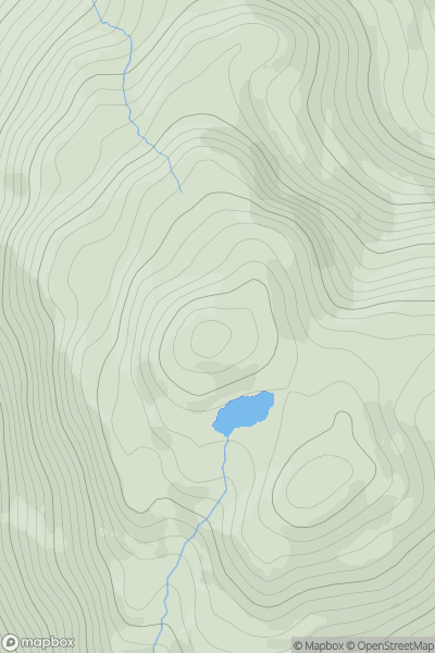 Thumbnail image for Cruachan [Loch Lomond to Strathyre] showing contour plot for surrounding peak